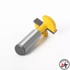 Mũi phay rãnh gỗ chữ T mũi soi thanh nhôm giá cài siêu thị cốt 6.35mm và 12.7mm Vàng MSCT-V-TQ