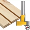 Mũi phay rãnh gỗ chữ T mũi soi thanh nhôm giá cài siêu thị cốt 6.35mm và 12.7mm Vàng MSCT-V-TQ