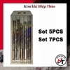 Bộ mũi khoan đa năng 4 cạnh chuôi lục giác 5 mũi 7 mũi cao cấp khoan kính đá gạch men BMKDN-4C-TQ