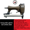 Súng bắn ghim gỗ chữ U bằng hơi chuyên bắn ghim yên xe máy 1013J JOK SGB-1013-JOK