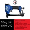 Súng bắn ghim gỗ đinh chữ U bằng hơi chuyên bắn ghim yên xe máy 1013J Soyi chính hãng SBD-1013-SY