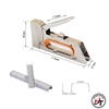 Súng bắn ghim gỗ cầm tay máy bấm ghim 13/6 13/8 Trắng SBG-T-R
