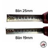 Thước dây cuộn mét rút Inox Đỏ thép cao cấp không rỉ đo 5m 7.5m 10m TC-DJH