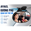 Gương Đa Năng Nhựa ABS Quan Sát Bé Trên Xe Ôtô Xoay 360 độ - Gương Phụ Theo Dõi Bé Ghế Sau An Toàn Cho Xe Hơi