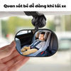 Gương Đa Năng Nhựa ABS Quan Sát Bé Trên Xe Ôtô Xoay 360 độ - Gương Phụ Theo Dõi Bé Ghế Sau An Toàn Cho Xe Hơi