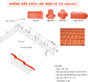 Kiến thức về kích thước ngói 22v/m2