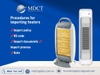 PROCEDURES FOR IMPORTING HEATER AND HEATER