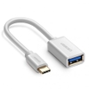 Ugreen 30702 – Cáp OTG USB Type C to USB 3.0 Màu trắng