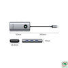Hub đa năng 6 trong 1 cổng TypeC PW11-6P-GY-EP