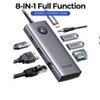 Hub đa năng 8 trong 1 cổng TypeC PW11-8P-SV-EP