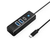 Bộ chia HUB, TYPEC sang 3 cổng USB3.0 + TypeC PWC2U-C3-015-BK-EP