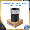 DOWLNLIGHT LUXURY - FXSD - 4000K-12W- ĐEN BÓNG - BH 5 NĂM
