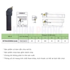 Cán Dao Tiện Ngoài Lắp Mảnh Chip TN16