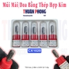 Mũi Mài/Doa Bằng Thép Hợp Kim - Mẫu CX Cán 6mm