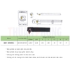 Cán Dao Tiện Lỗ Lắp Mảnh Chip DC11