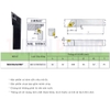 Cán Dao Tiện Ngoài Lắp Mảnh Chip DC07