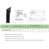 Cán Dao Tiện Ngoài Lắp Mảnh Chip DC11