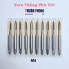 [Thẳng] Taro Thẳng Phủ TiN (Size 3-12mm) Ren Răng Bulong