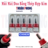 Mũi Mài/Doa Bằng Thép Hợp Kim - Mẫu CX Cán 6mm