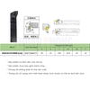 Cán Dao Tiện Ngoài Lắp Mảnh Chip WN08