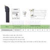Cán Dao Tiện Ngoài Lắp Mảnh Chip TN16