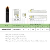 Cán Dao Tiện Ngoài Lắp Mảnh Chip SN12