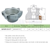Đài Phay Lắp Mảnh Chip APMT1604
