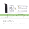 Cán Dao Tiện Ngoài Lắp Mảnh Chip CC06