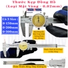 Thước Kẹp Đồng Hồ Mặt Vàng