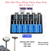 Mũi Mài/Doa Bằng Thép Hợp Kim Mã T Cán 3mm Cán 6mm