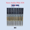 [Xoắn] Taro Xoắn Phủ TiN (size 2-12mm) Ren Răng Bulong