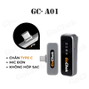 Mic thu âm không dây Gochek GC-A01 Chân Type-C không sạc