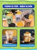 COMBO 5 SET TRÀ SỮA NẤU 50-60 LY (Đường đen, matcha, chocolate, khoai môn, việt quất) - TẶNG 10 Ống hút, 5 túi lọc trà, công thức nấu - THE GARDEN - Tea, trà