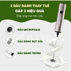 Máy tạo bọt cà phê microfoam, máy đánh trứng mini cầm tay THE GARDEN x GREENMIX GM-30 - 3 đầu đánh bọt, inox 304