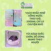 Bình nhắc nhở uống nước có ống hút, vạch chia màu | Dung tích 900ml