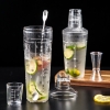 Bình lắc nhựa Shaker nhiều vạch 530ml và 700ml