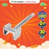 Búa đập đá | Chất liệu inox | Chiều dài 20cm