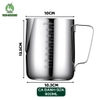 Ca đánh sữa | Chất liệu inox | Dung tích 350ML - 550ml - 900ml