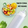 Bình Nhựa Đựng Tương, Sirup, Nước Sốt, Chai lọ đựng siro | Nhiều Dung Tích | Có Vạch Chia | Hình vuông