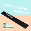 Thảm bar pha chế, thảm lót cao su quầy bar chống trượt, chống rỉ nước | Kích thước 8x60 cm