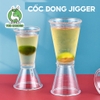 Jigger 2 đầu | Chất liệu nhựa | Dung tích 20/40m và 10/20ml