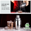 Bình lắc Shaker | Chất liệu inox | Dung tích 350ml 550ml 750ml