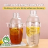 Bình lắc shaker nhựa | Dung tích 1000ml