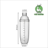 Bình lắc shaker nhựa | Dung tích 1000ml
