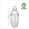 Bình lắc shaker nhựa | Dung tích 530ml
