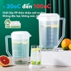 Ca đong nhựa | Có nắp cứng màu trắng | Dung tích 2500ml và 5000ml