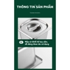 Khay đựng topping inox cao cấp |  sâu 10cm | Có nắp | Nhiều kích thước
