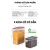 Hộp Nhựa Đựng Bột, Hạt, Cà Phê | Chất liệu Nhựa PC | Dung tích 700ml và 1,5L