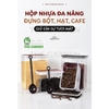 Hộp Nhựa Đựng Bột, Hạt, Cà Phê | Chất liệu Nhựa PC | Dung tích 700ml và 1,5L