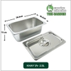 Khay đựng topping inox cao cấp |  sâu 10cm | Có nắp | Nhiều kích thước